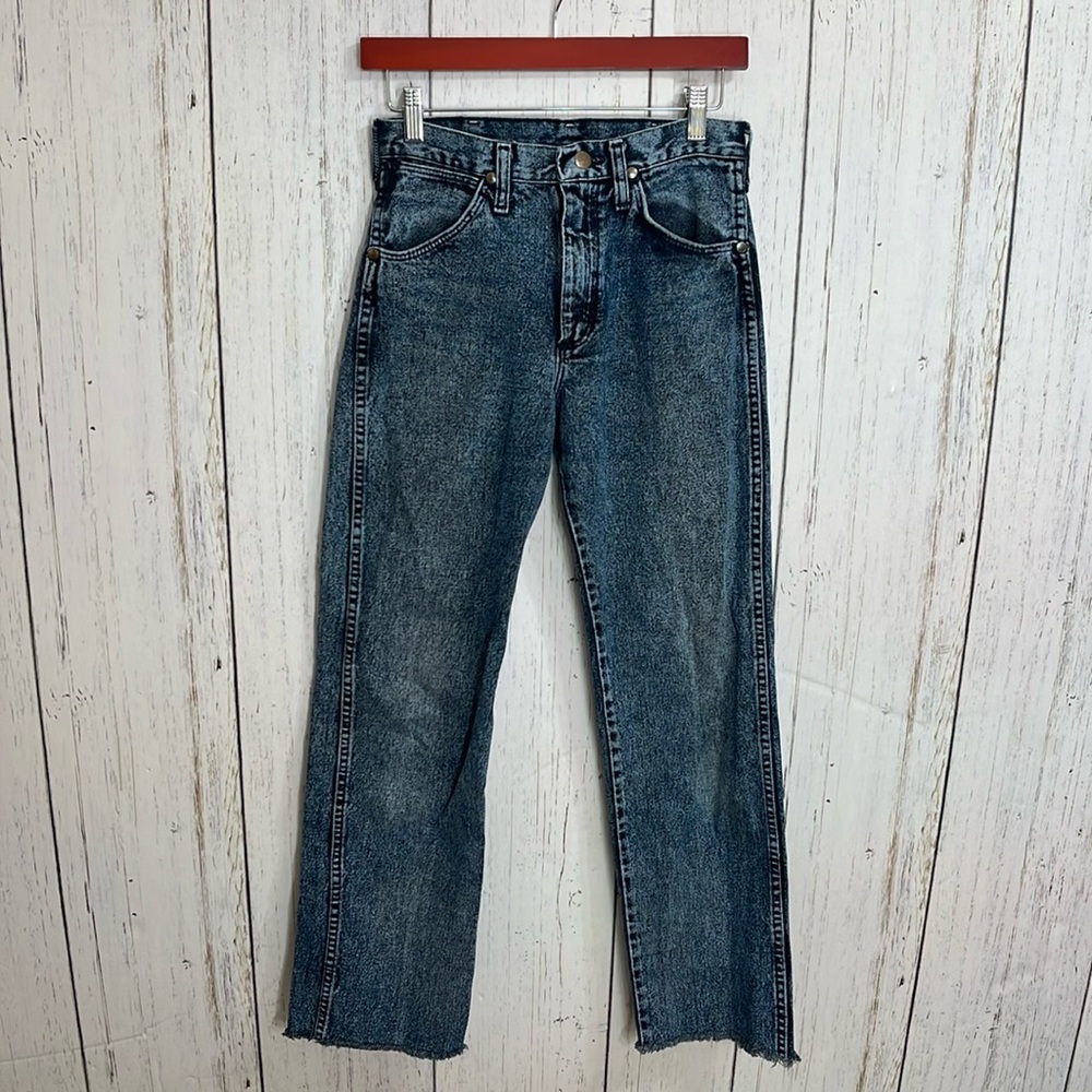 Wrangler Women's Dark Blue Straight Leg Jeans